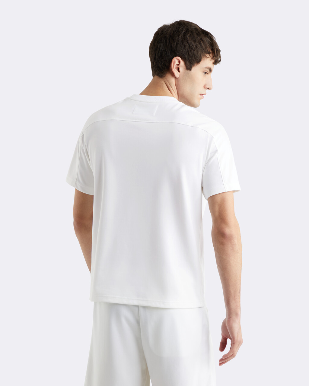 Monogram 涼感 T 恤, BRIGHT WHITE, hi-res