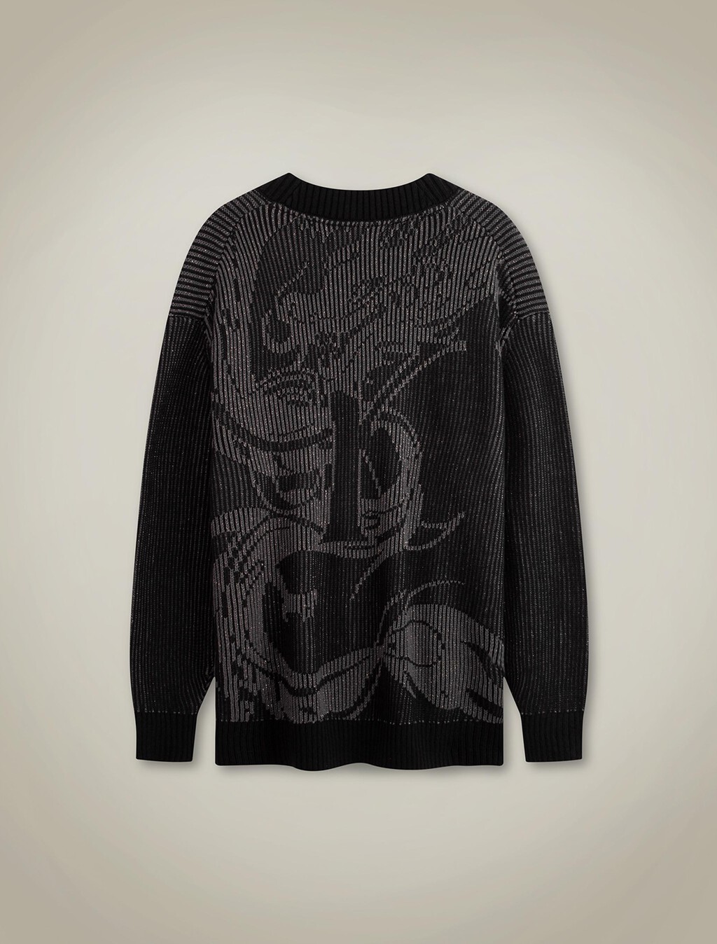 龍年 Monogram 開襟外套, Ck Black, hi-res