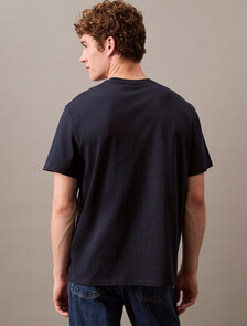 Monogram Logo Graphic Classic Crewneck T-Shirt, Dark Sapphire, hi-res