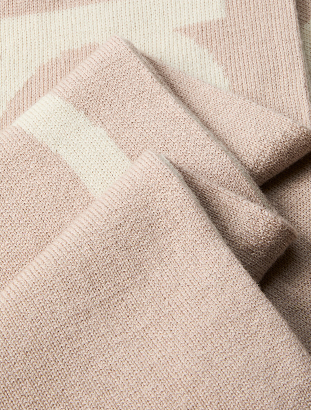 羊毛羊絨混紡圍巾, Chalk/Chateau, hi-res