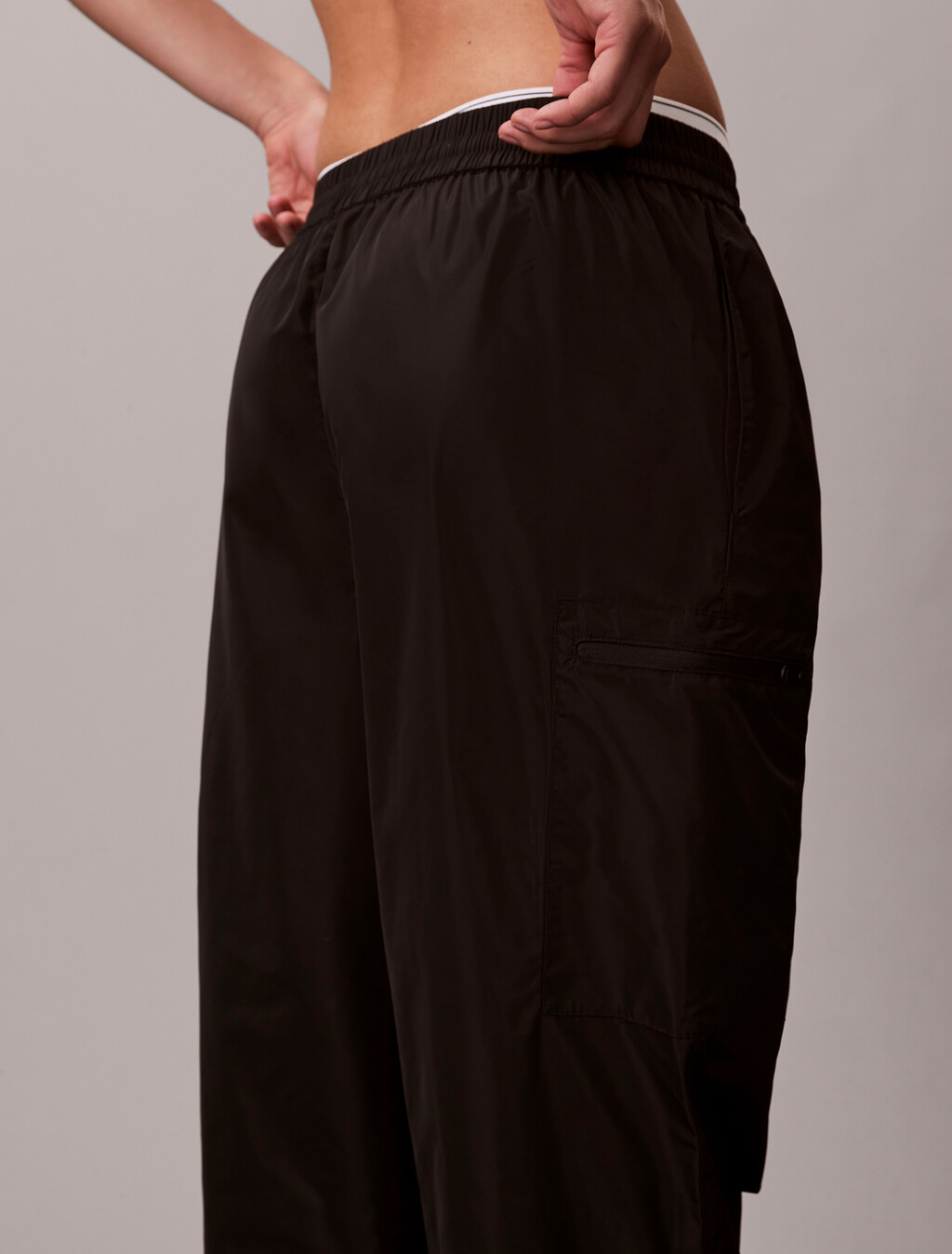 Tech Relaxed Pants, Black, hi-res