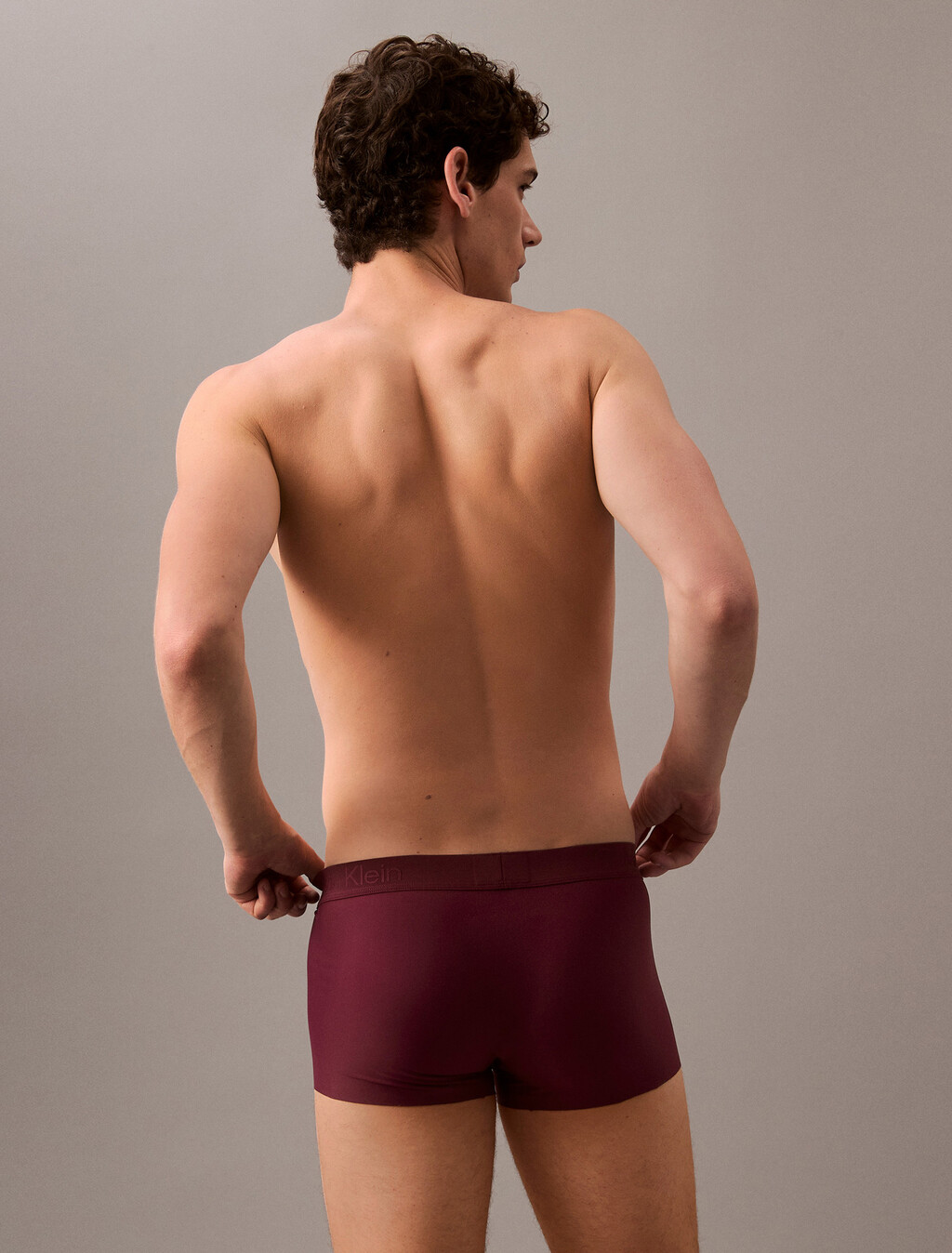 CK Black 低腰平角內褲, Purple Glo, hi-res