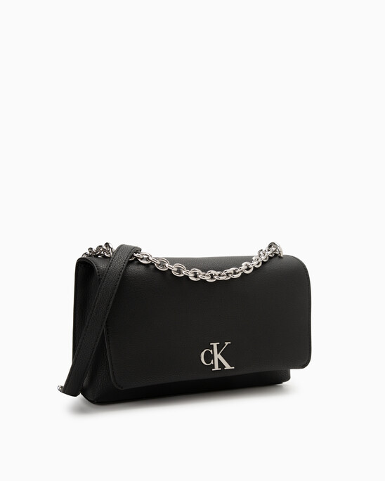 CKJ Minimal Monogram Chain Crossbody