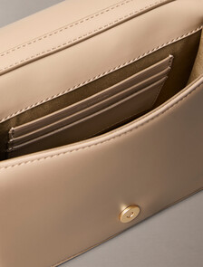 Quilted Emblem Logo Mini Bag, Desert Taupe, hi-res