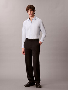 Slim Stretch Poplin Shirt, Niagara Mist, hi-res