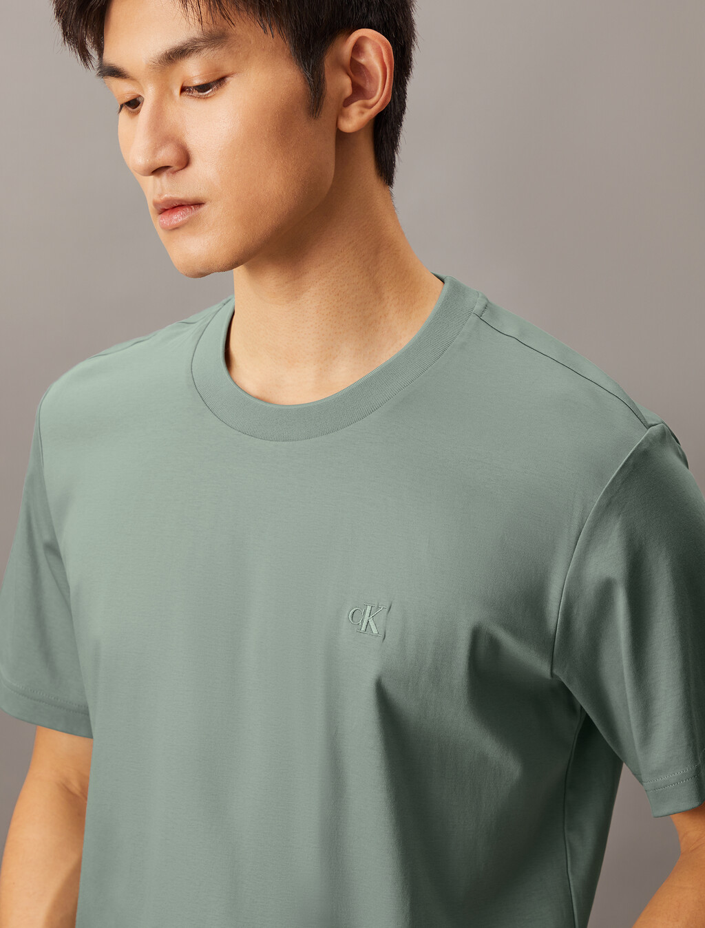 Smooth Cotton 防紫外線棉質 T 恤, Lead, hi-res