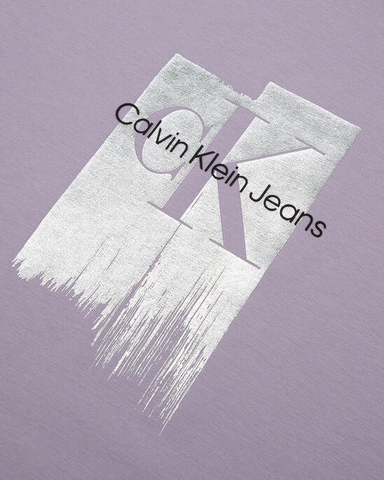 Metallic Foil Monogram Organic Cotton Tee