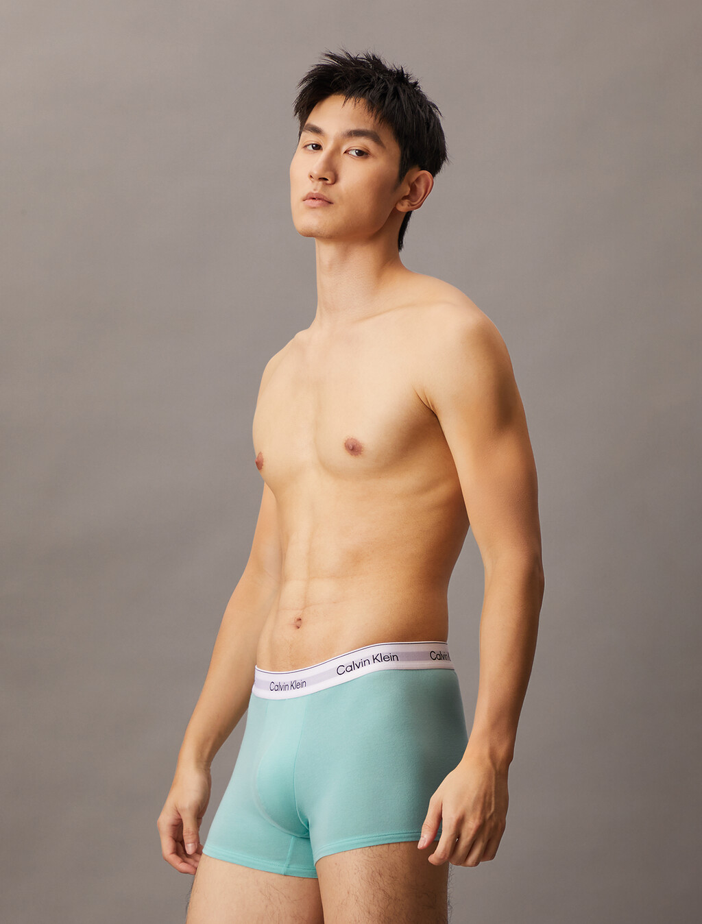 Icon Cotton Stretch Trunks 2 Pack, shoreline/ beau blue, hi-res