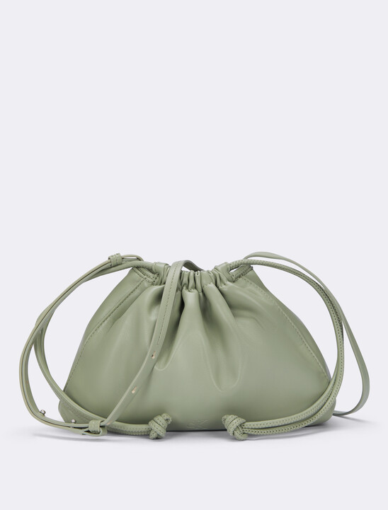 Gathered Drawstring Crossbody