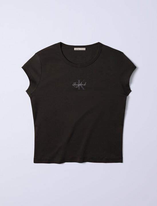 Jung Kook for Calvin Klein Monogram 短版 T 恤