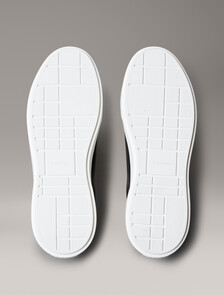 Leather Durable Traction NYC Trainers, Black/Bright White, hi-res