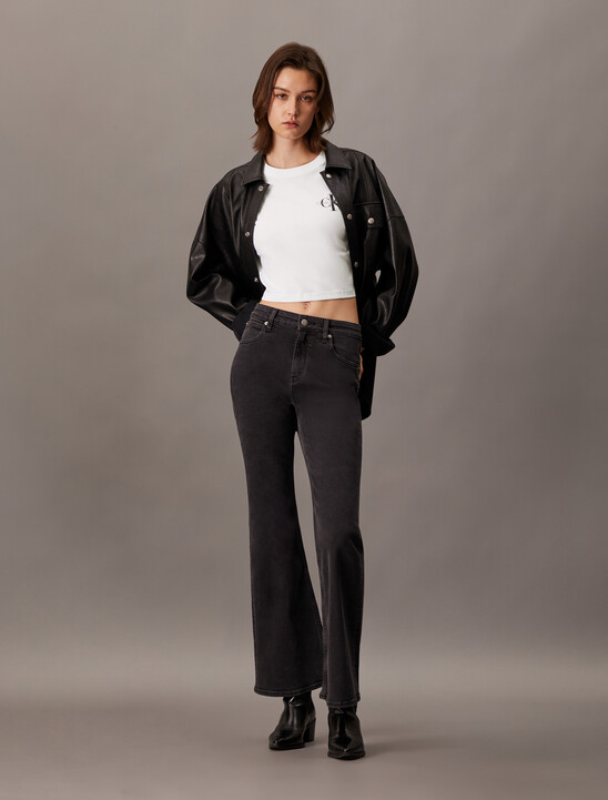 Monogram Cropped Tee