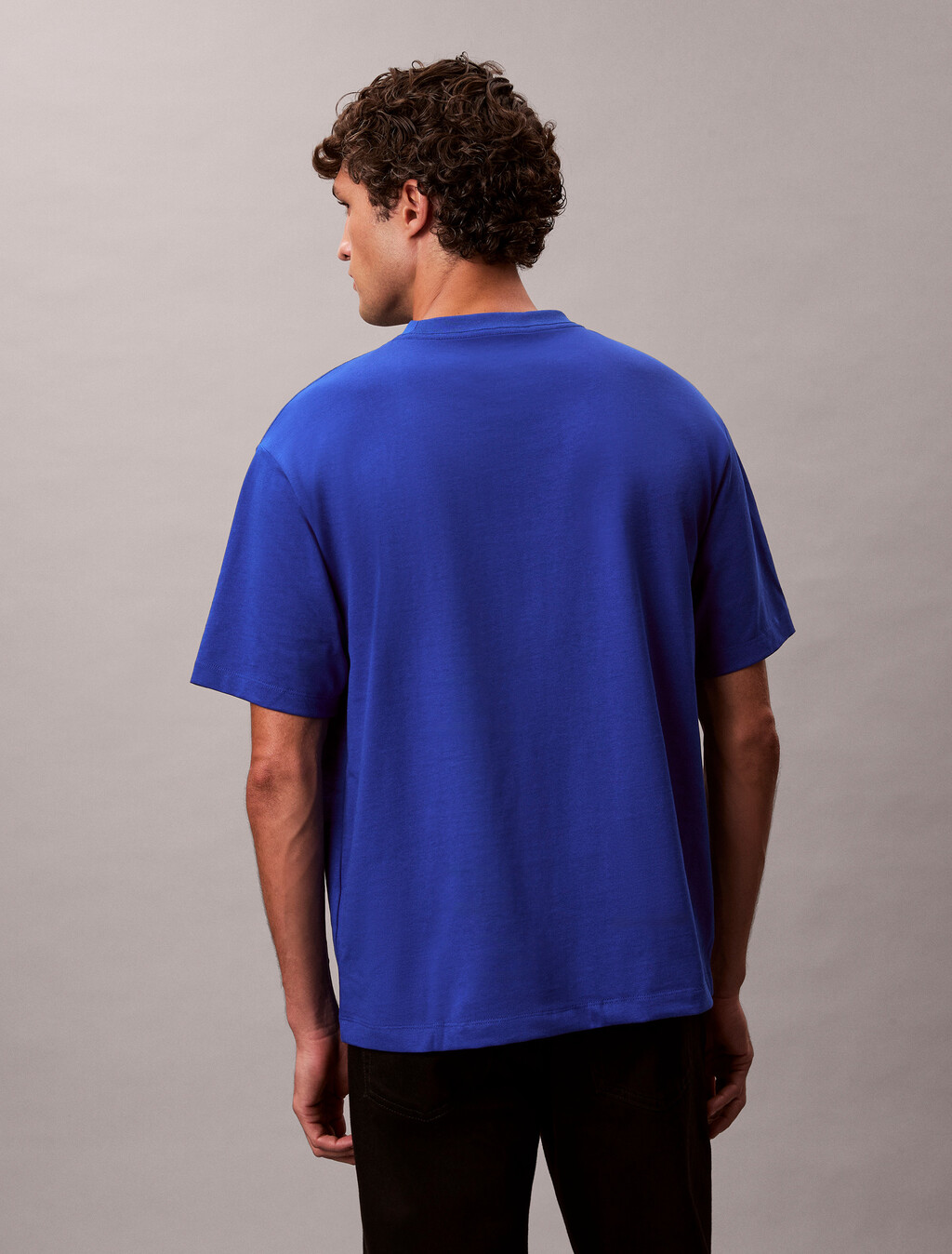Block Logo Graphic Relaxed T-Shirt, Cobalt, hi-res