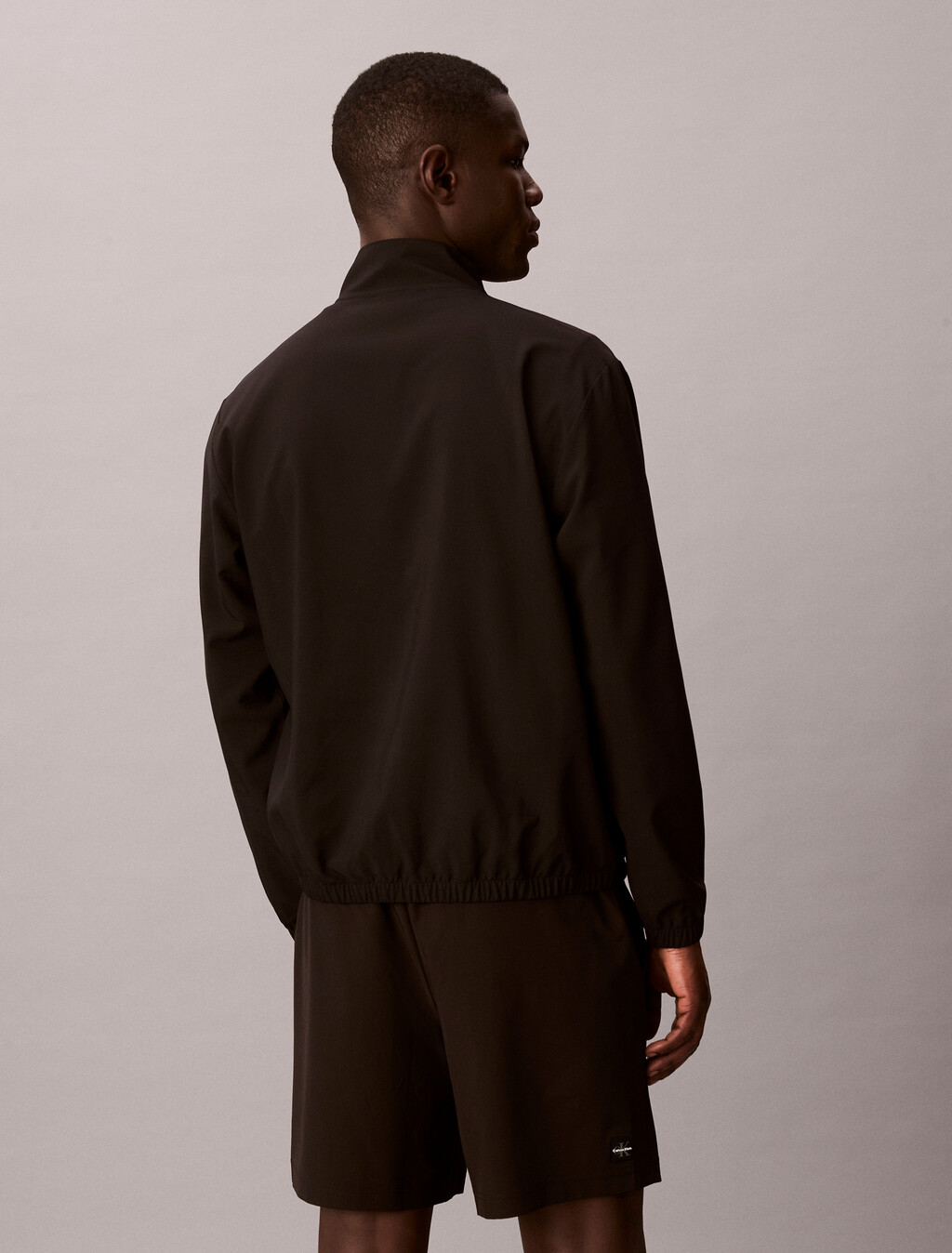 Water-Repellent Performance Gym Shorts, Black, hi-res