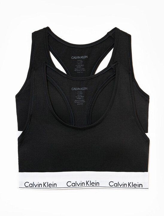 2 Pack Icon Cotton Bralettes