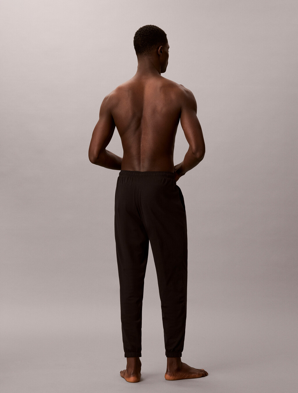 Lounge Joggers - Icon Cotton Stretch, Black, hi-res