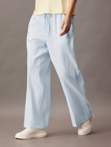 亞麻抽繩短褲, Plein Air, hi-res