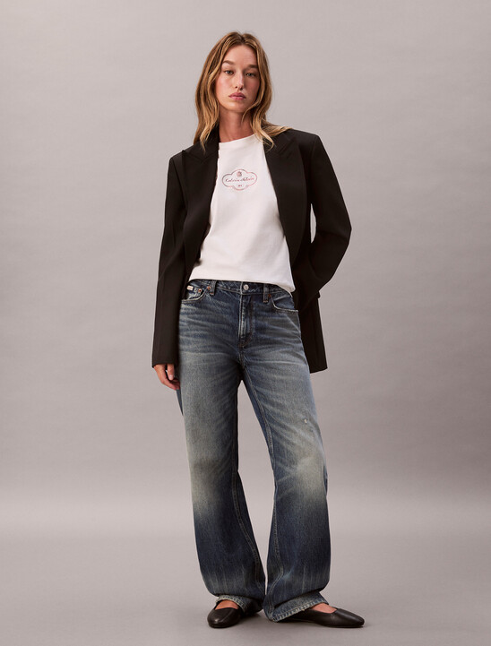 Cocktail Logo Graphic Boxy T-Shirt