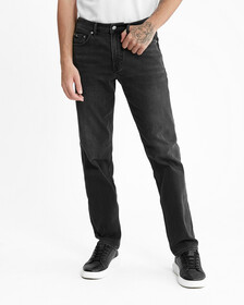 37.5 Black Comfort Stretch Body Jeans, Denim Black, hi-res