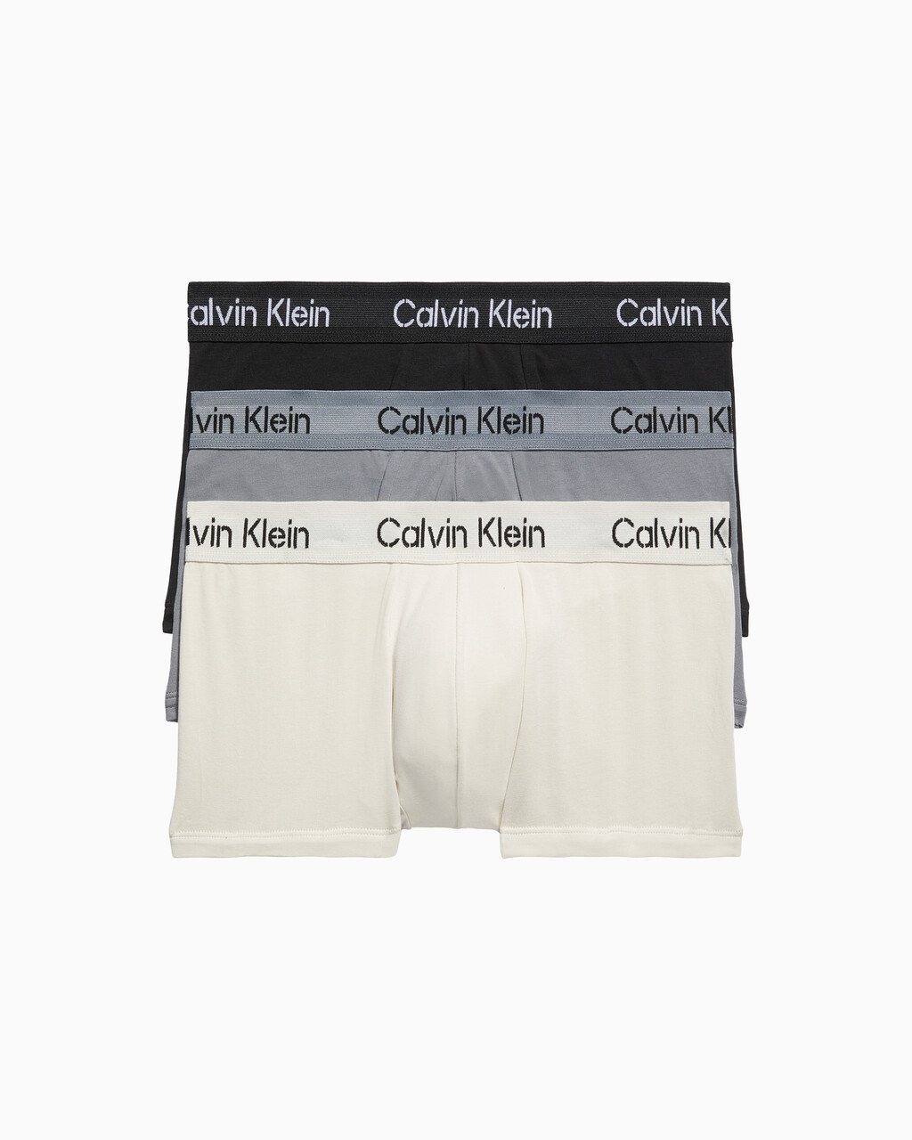 calvin klein cotton stretch 3 low rise trunks