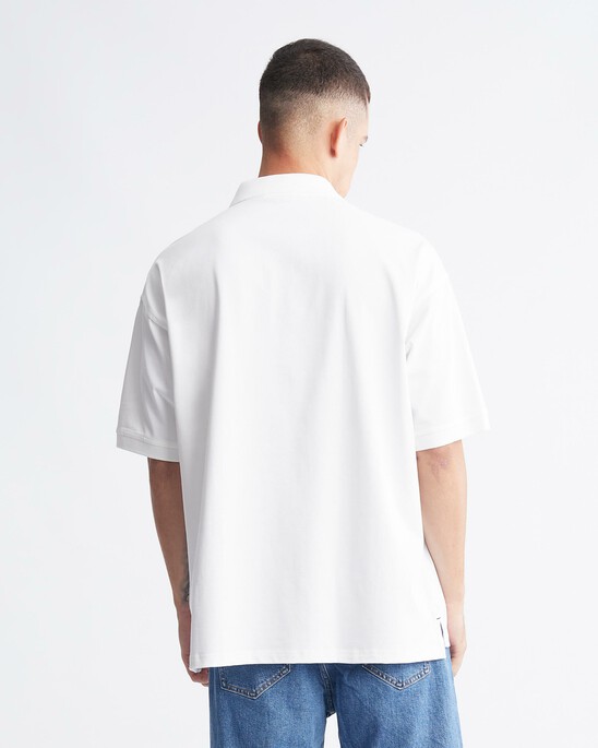 VARSITY 弧形標誌 POLO 衫
