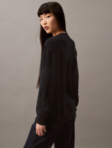 Cashmere Cardigan, Black, hi-res