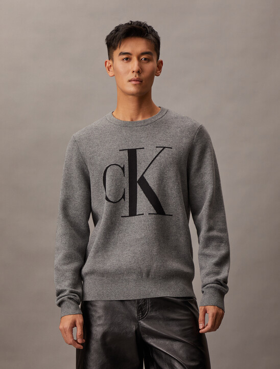 Monogram Wool Blend Sweater