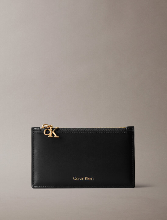 Leather Zip Card Holder
