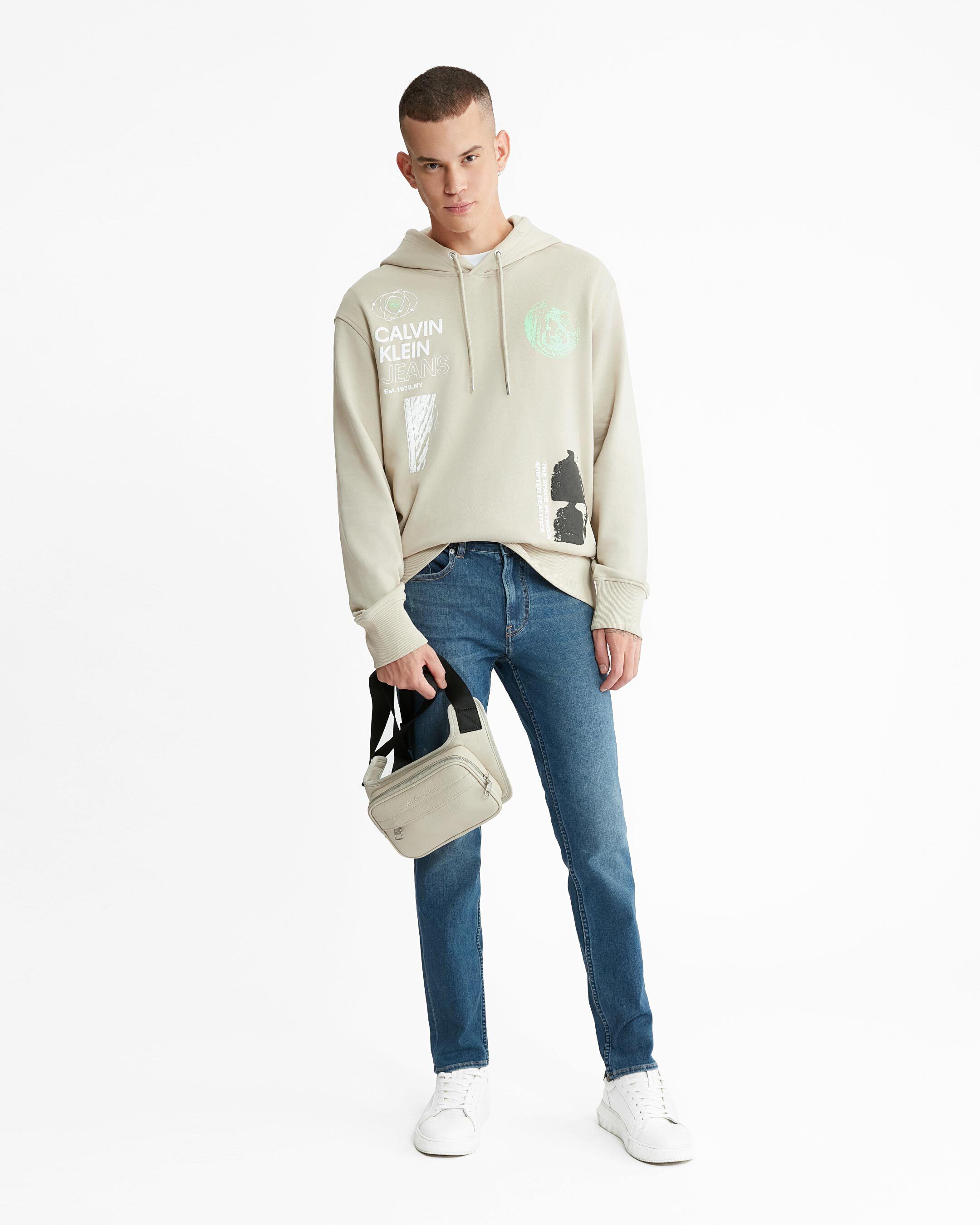Calvin klein multi logo sweatshirt clearance
