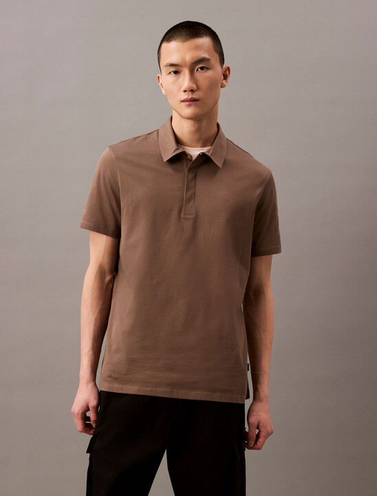 雙絲光棉短袖 Polo 衫