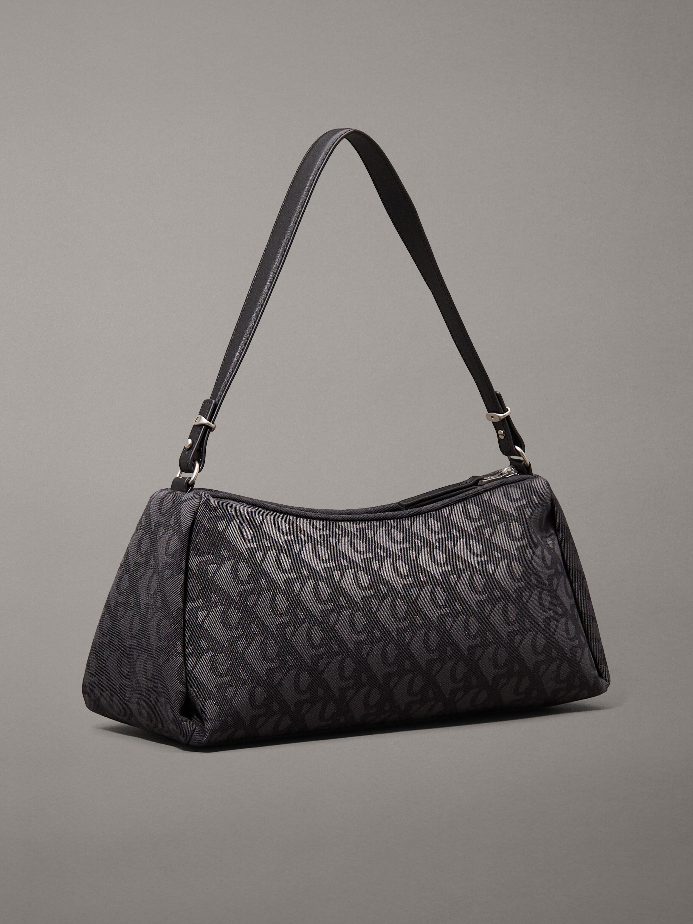 [CKJ] Monogram Logo Jacquard Shoulder Bag ★大人気★ Logo Jacquard Shoulder Bag Calvin Klein® | LV04K3114GUB1