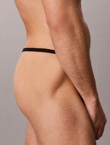 String Thong - Sculpt Lace, Black, hi-res