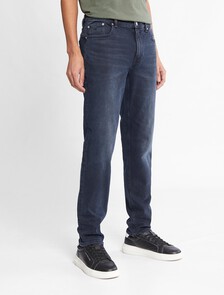 意大利窄口牛仔褲, Denim Dark, hi-res