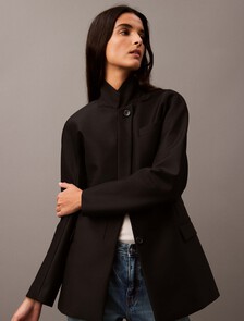 Cavalry Twill Shaped Jacket, Black Beauty, hi-res