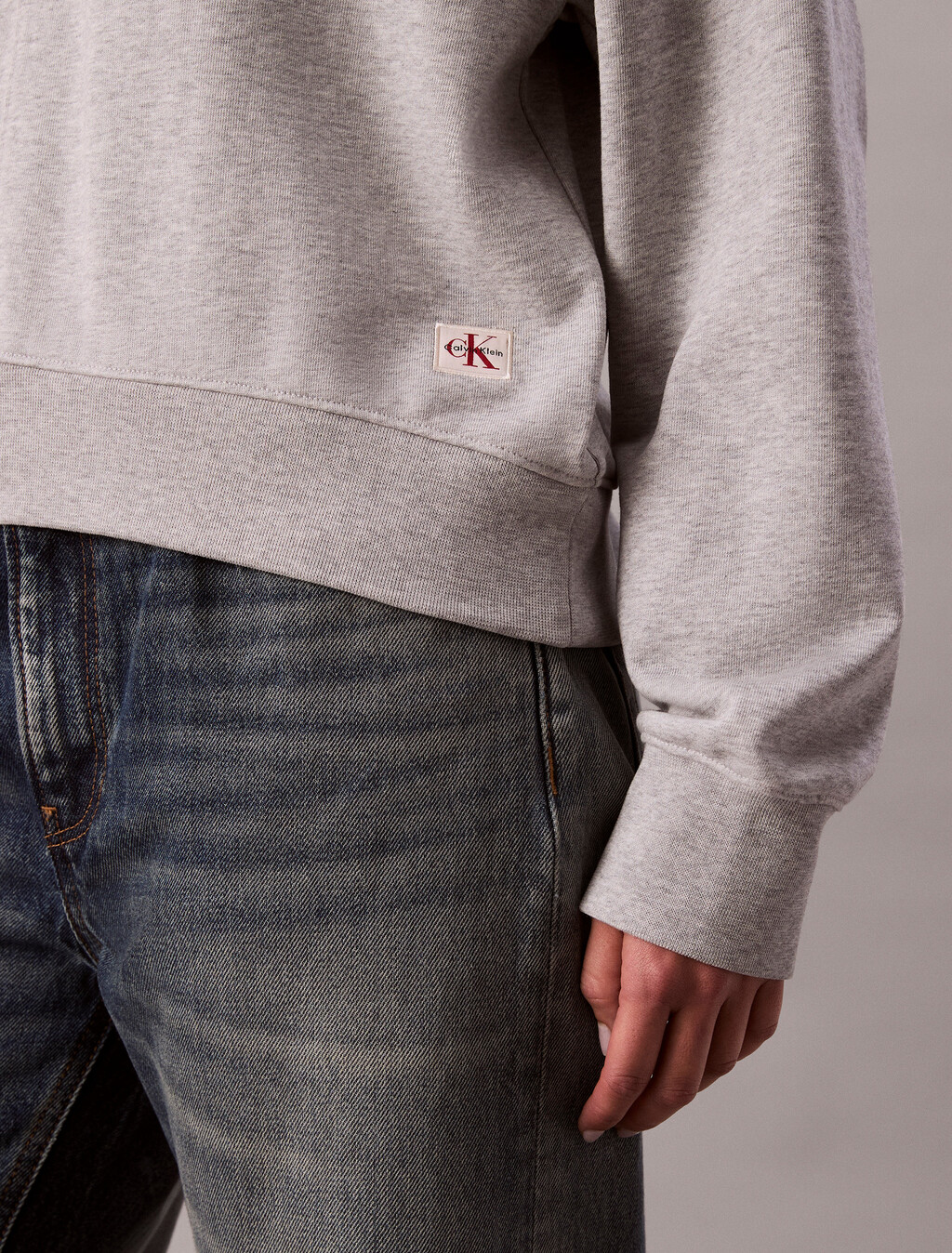 Terry Relaxed Sweatshirt, History Grey Heather, hi-res