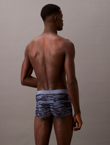 CK Black Print Low Rise Trunk, 18324 STREAKED PRINT+BANK BLUE, hi-res