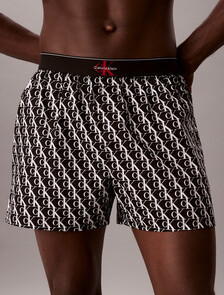 CK X Cotton Monogram Slim Boxer, STEPPING LOGO BLACK, hi-res