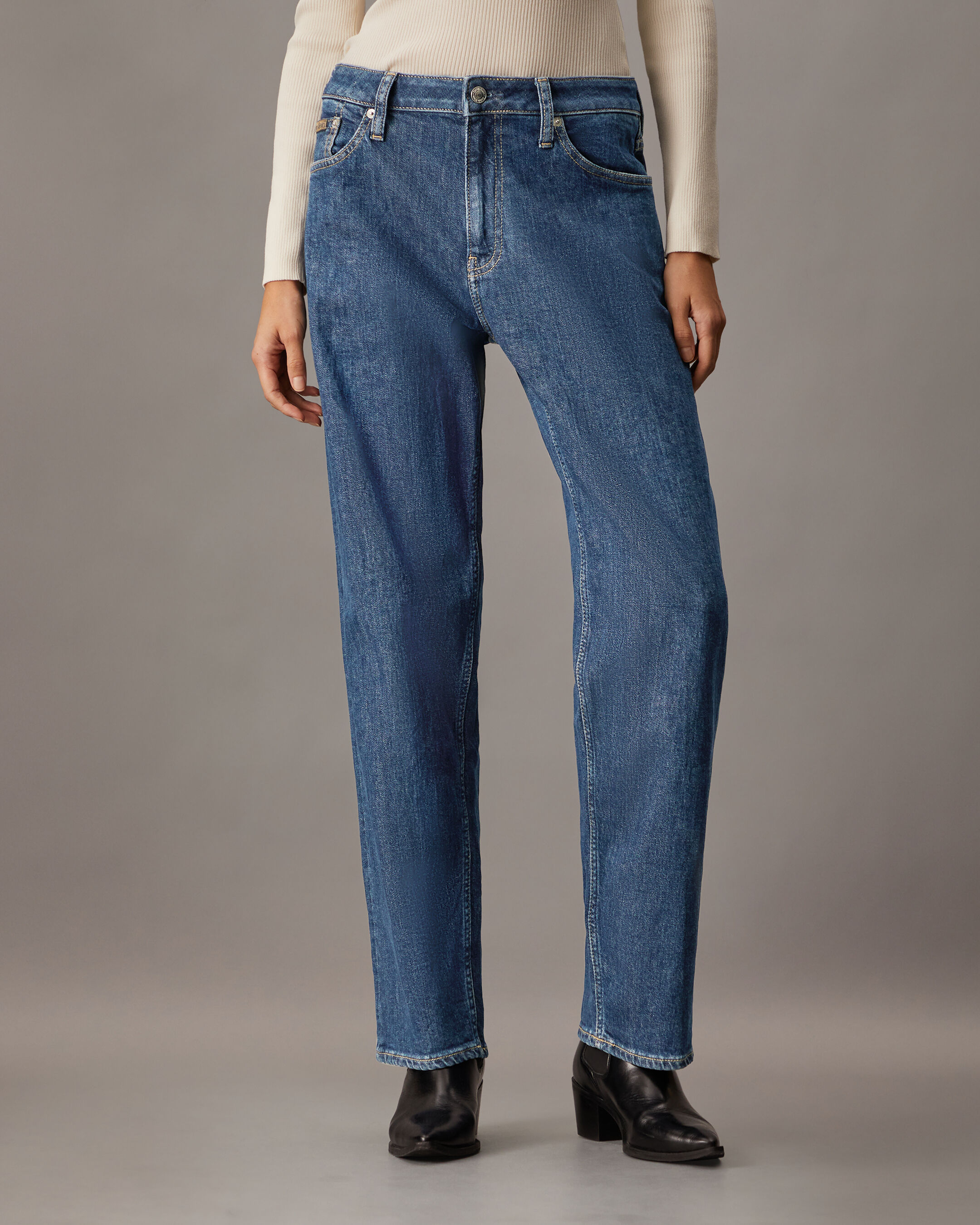 Italian Selvedge 90s Straight Jeans | blue | Calvin Klein Taiwan