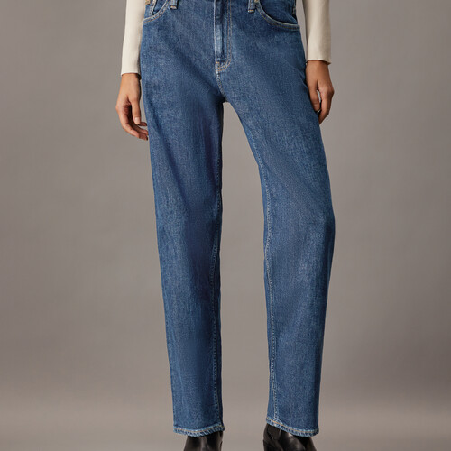 義大利布邊 90 年代直筒牛仔褲 Denim Dark