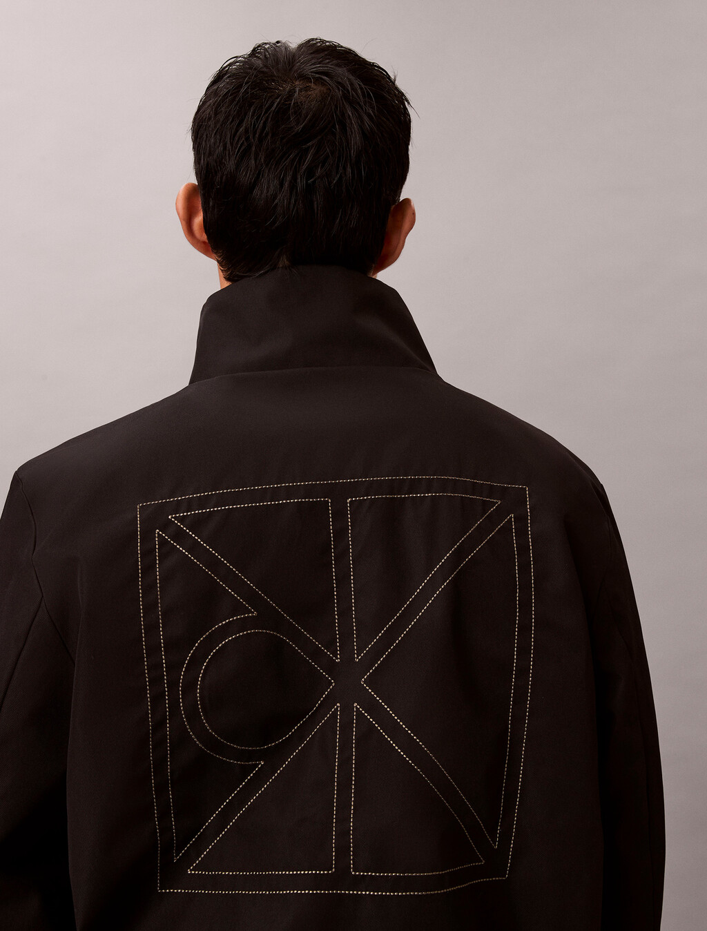 Emblem Reversible Nylon Jacket, Bungee Cord, hi-res