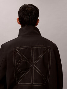 Emblem Reversible Nylon Jacket, Bungee Cord, hi-res