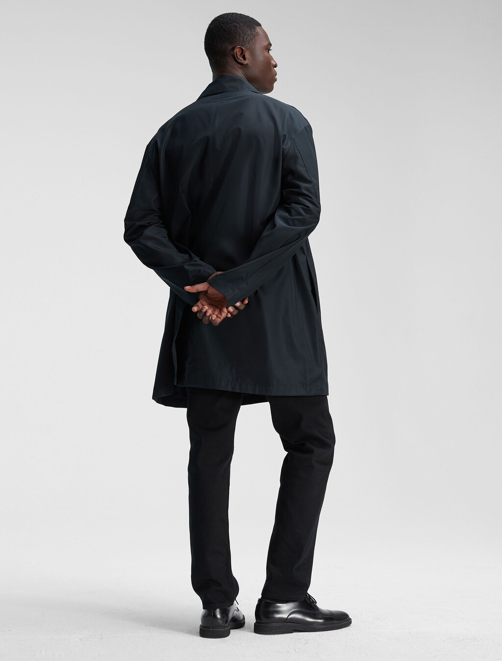 Nylon Car Coat, Black Beauty, hi-res