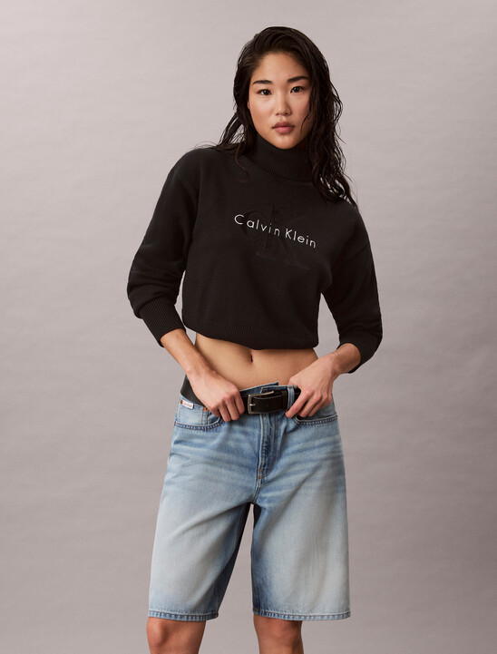 Relaxed Bermuda Denim Short