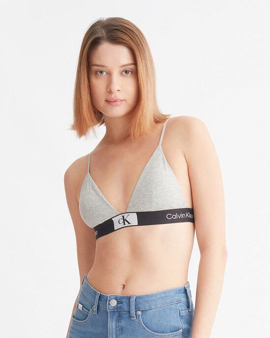 CALVIN KLEIN 1996 薄墊三角胸罩