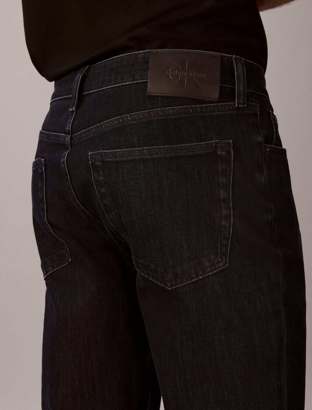 37.5 修身牛仔褲, BLUE BLACK STONE, hi-res
