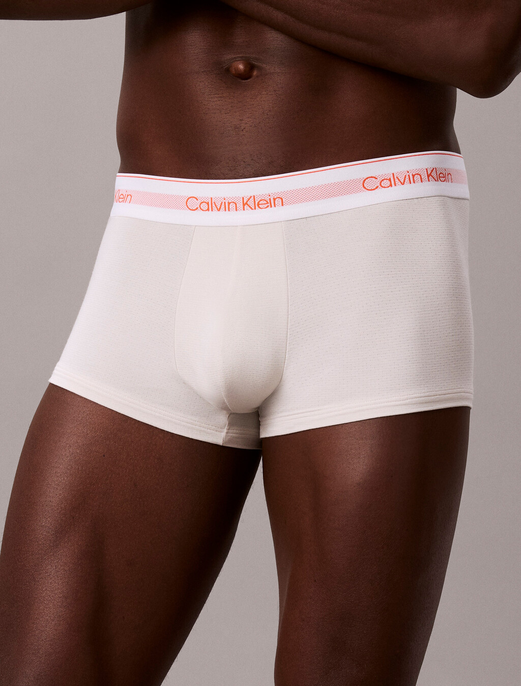 3 件套組 Icon Cotton Air 棉質低腰平口內褲, Black/Chalk w/ Orange Glow Logo/Zoni Beach, hi-res