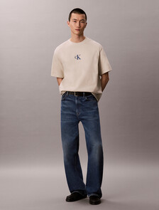 Oversized Back Logo T-shirt, Moonstruck, hi-res