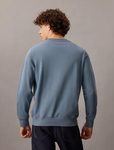 CK Badge Regular Sweatshirt, China Blue, hi-res