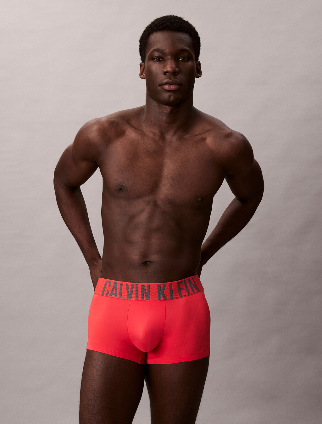 Sport Low Rise Trunks - Intense Power Micro, VERMILLION BROWN W/ TURBULENCE, hi-res