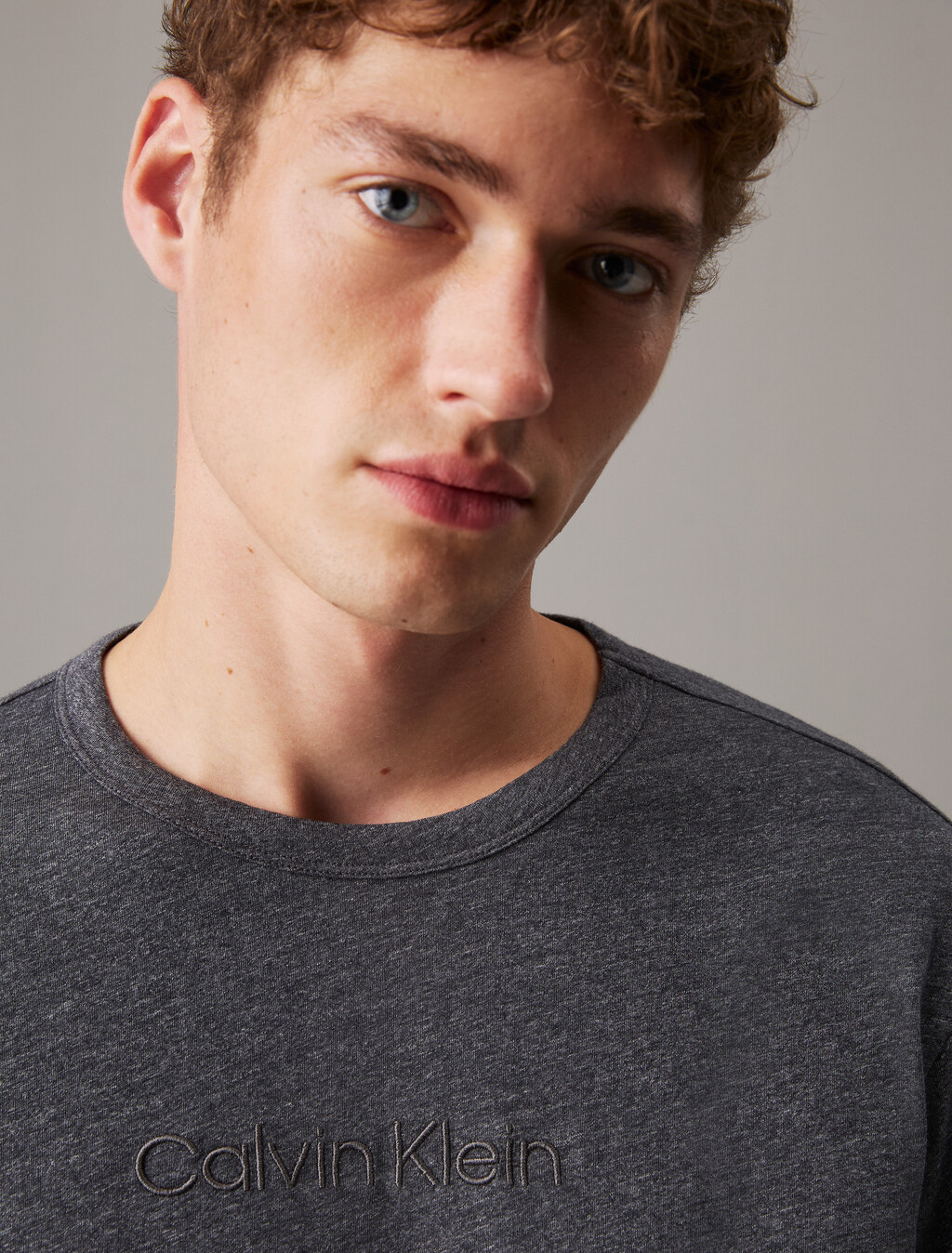 Crewneck Sleep Tee, BFC07 161  Dark Grey Heather, hi-res